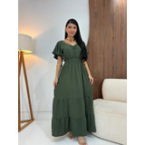 Vestido Longo Feminino De