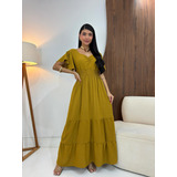 Vestido Longo Feminino De
