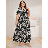 Vestido Longo Feminino Estampado