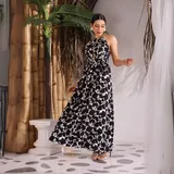 Vestido Longo Feminino Estampado