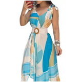 Vestido Longo Feminino Floral