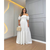 Vestido Longo Feminino Lastex