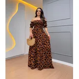 Vestido Longo Feminino Lastex