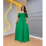 Vestido Longo Feminino Lastex