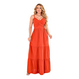 Vestido Longo Feminino Leve E Confortável Varias Cores