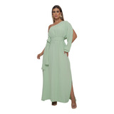 Vestido Longo Feminino Manga