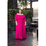 Vestido Longo Feminino Plus