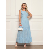 Vestido Longo Feminino Regata