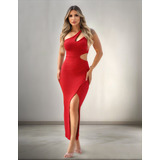 Vestido Longo Feminino Tecido