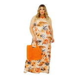 Vestido Longo Feminino Viscolycra