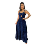 Vestido Longo Feminino Viscose
