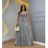 Vestido Longo Feminino Viscose Moda Casual + Frete Grátis