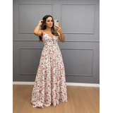 Vestido Longo Feminino Viscose
