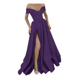 Vestido Longo Fenda Lateral