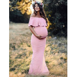 Vestido Longo Gestante Para Ensaio Fotográfico G04