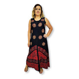 Vestido Longo Indiano Batik