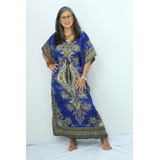 Vestido Longo Indiano Kaftan