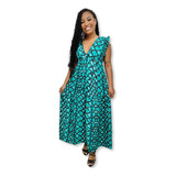 Vestido Longo Indiano Manga