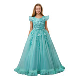 Vestido Longo Infantil Debutante Casamento Daminha Florista