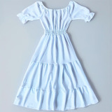 Vestido Longo Infantil Juvenil Ciganinha Festa Social Luxo
