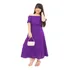 Vestido Longo Infantil Juvenil Com Manguinha Ciganinha Luxo