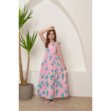 Vestido Longo Infantil Juvenil