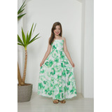 Vestido Longo Infantil Juvenil