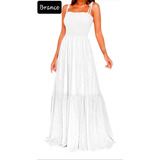 Vestido Longo Lastex Seda