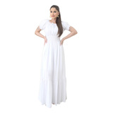 Vestido Longo Liso Festa