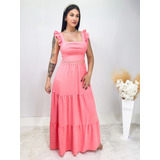 Vestido Longo Luxo Com
