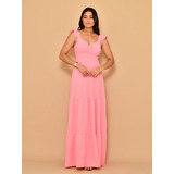Vestido Longo Luxo Feminina