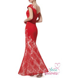 Vestido Longo Madrinha Vermelho