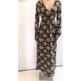 Vestido Longo Mangas Sino