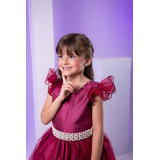 Vestido Longo Marie Marsala