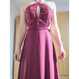 Vestido Longo Marsala Novo