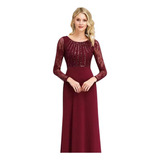 Vestido Longo Marsala