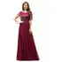 Vestido Longo Marsala 