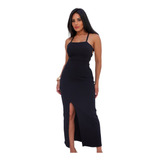 Vestido Longo Moda Elegante