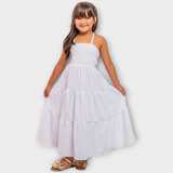 Vestido Longo Moda Infantil