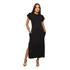 Vestido Longo Moletinho Manga Japonesa Casual Confortavel