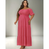 Vestido Longo Plus Size
