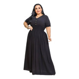 Vestido Longo Plus Size