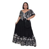 Vestido Longo Plus Size