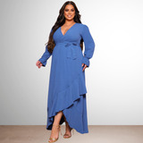 Vestido Longo Plus Size
