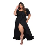 Vestido Longo Plus Size