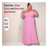 Vestido Longo Plus Size