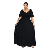 Vestido Longo Plus Size