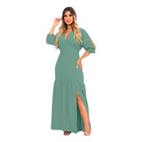 Vestido Longo Princesa Com