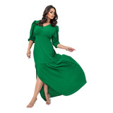 Vestido Longo Princesa Com