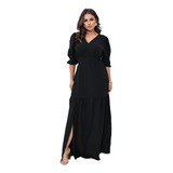 Vestido Longo Princesa Com